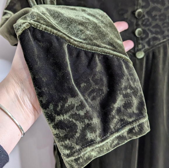 Velour Artex Sweater with Leopard - Size XL - Picture 3 of 6